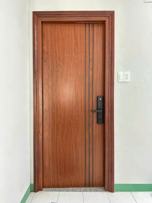 cửa thép vân gỗ một cánh cho phòng ngủ tại Đắk Lắk