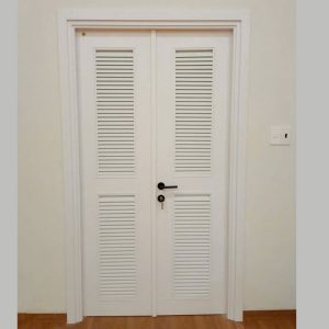 Mẫu cửa nhựa có lá sách cao cấp