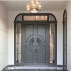 Cửa Chính Thép Vân Gỗ Sang Trọng