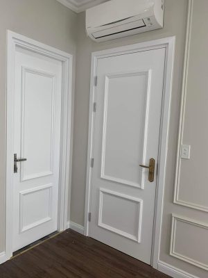 Mẫu Cửa Nhựa Composite Màu Trắng 