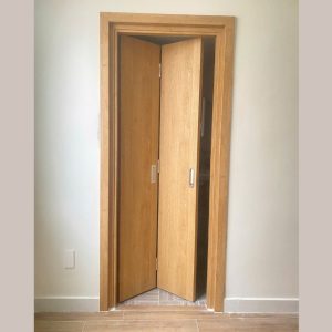 Cửa Gập 2 Cánh Toilet Nhựa Composite