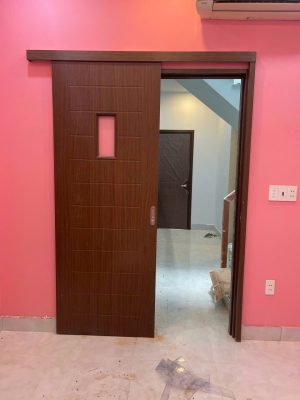 cửa lùa nhựa giả gỗ